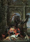 Erasmus Quellinus Still Life in an Architectural Setting oil painting